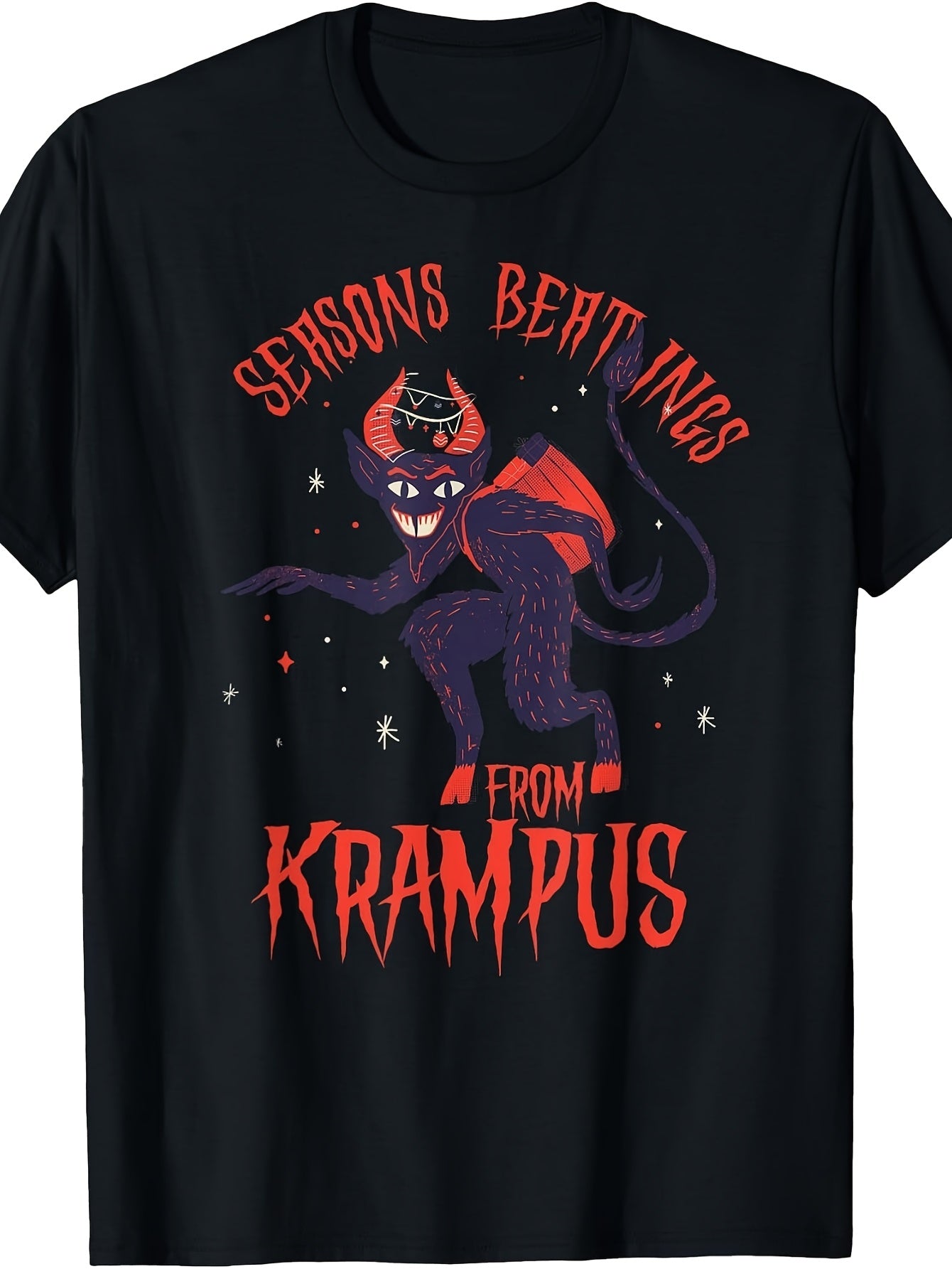 Merry Seasons Beatings from Krampus The Naughty T-Shirt