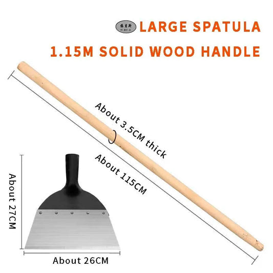 Multi-Purpose Garden Tool with Extended Wooden Handle New Product Farm Scraper for Deicing and Weed Cleaning Shovel