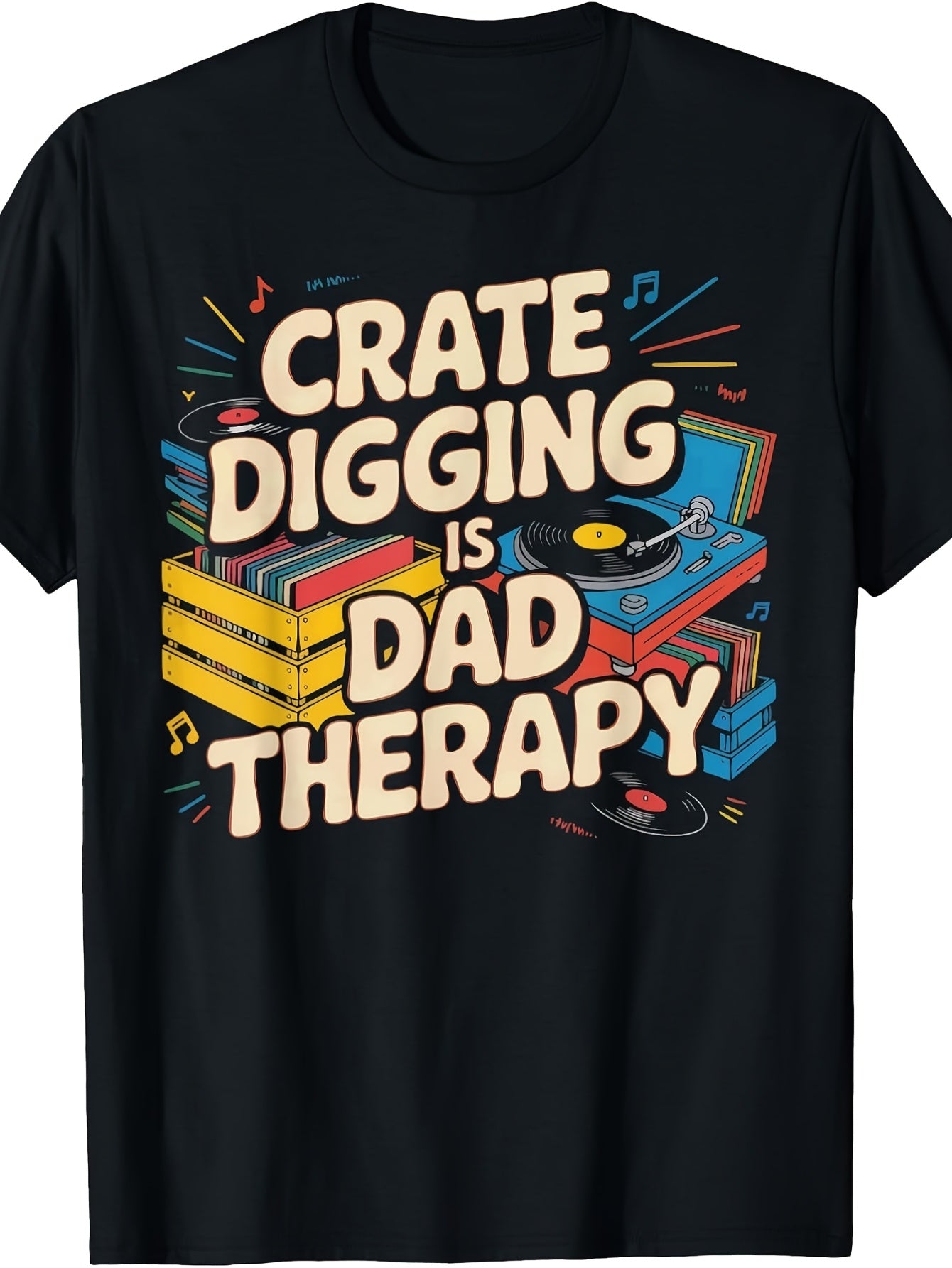Vinyl Record Player Vinyl Collector Dad Fathers Day T-Shirt