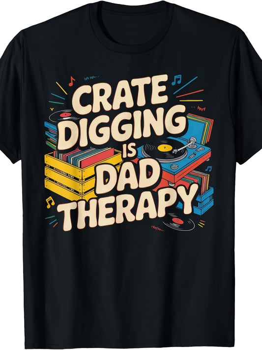 Vinyl Record Player Vinyl Collector Dad Fathers Day T-Shirt