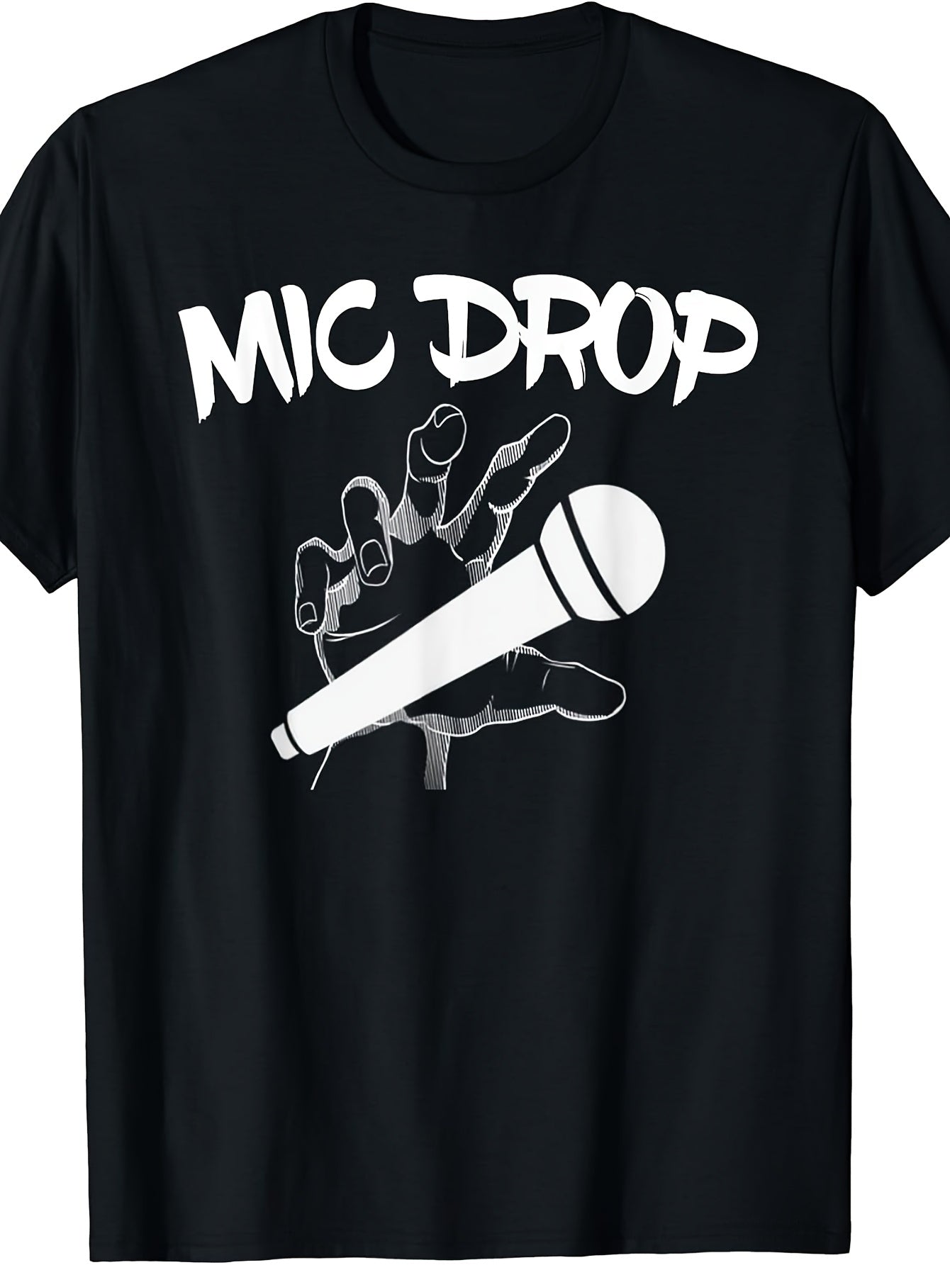 Mic Drop T Shirt-Funny Shirt with Humor Quote And Saying