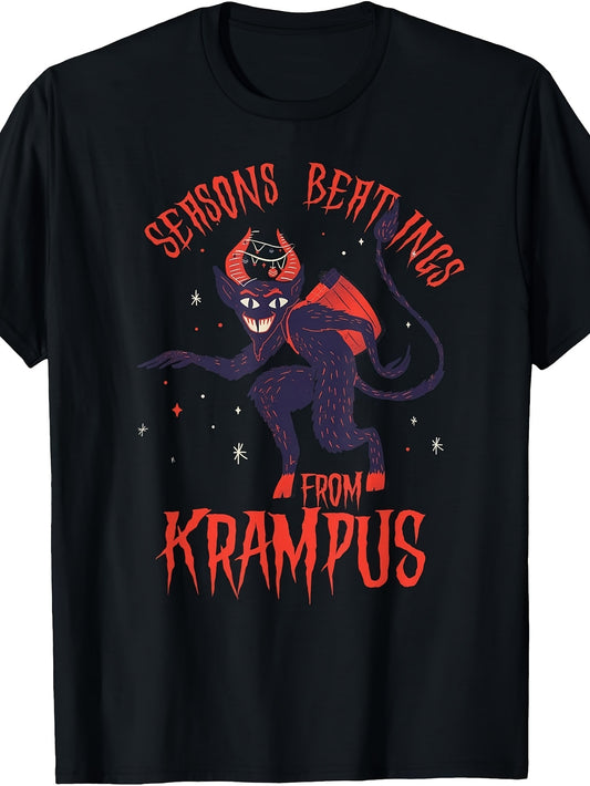 Merry Seasons Beatings from Krampus The Naughty T-Shirt