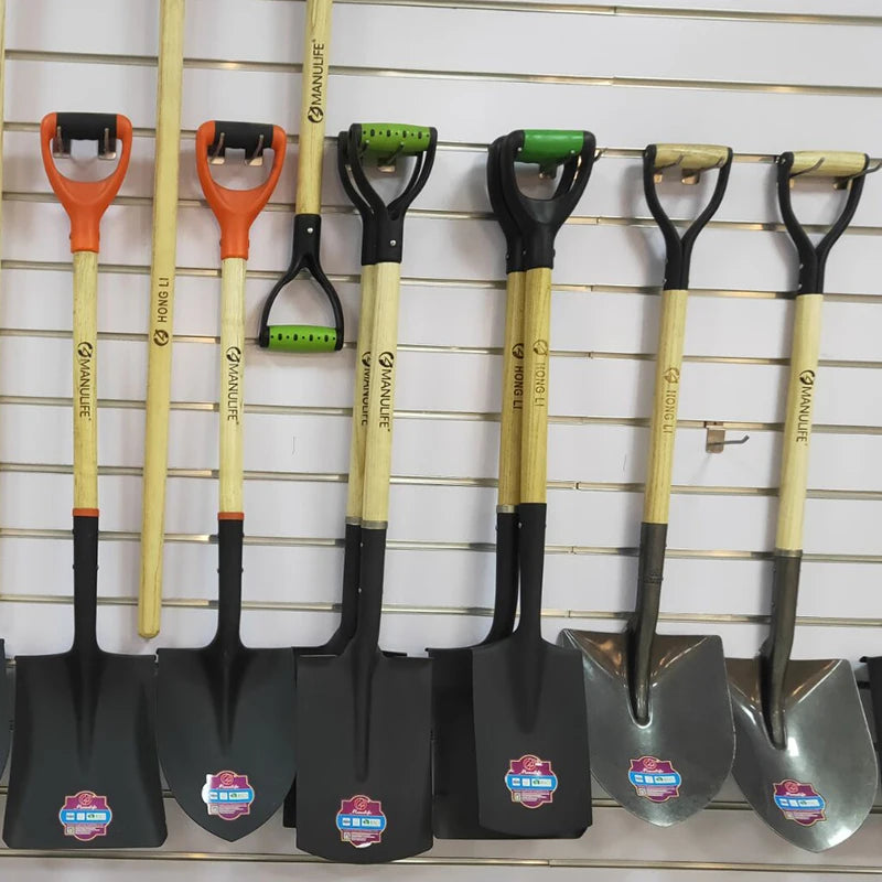 083 Plastic Industrial Wooden Handle 3 Years Manulife Factory Price Wholesale Hardware Tool Shovel Snow Showel Shovel