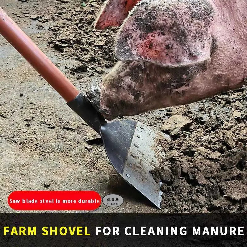 Multi-Purpose Garden Tool with Extended Wooden Handle New Product Farm Scraper for Deicing and Weed Cleaning Shovel