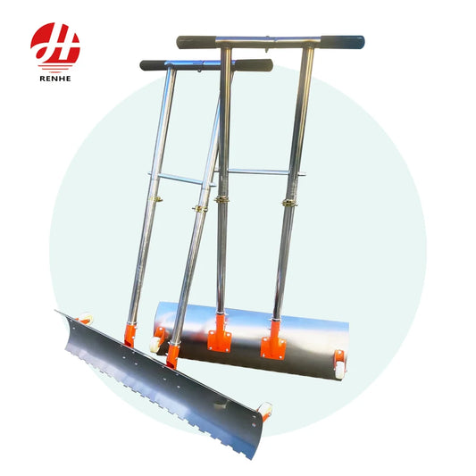 Hot Selling Customized Tools Multifunctional Carton Steel Snow Removal  Snow Shovel with Wheel