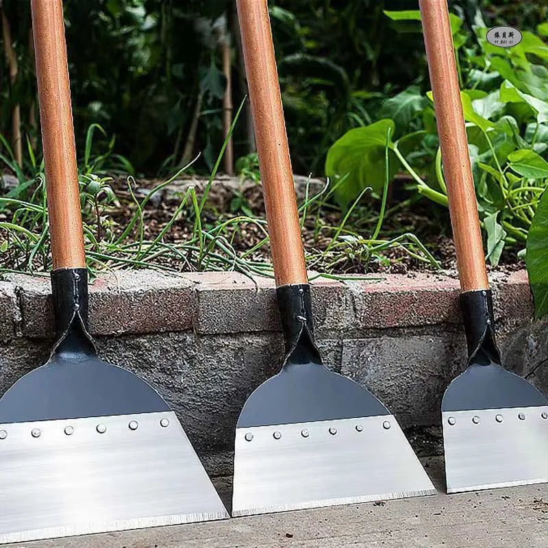 Multi-Purpose Garden Tool with Extended Wooden Handle New Product Farm Scraper for Deicing and Weed Cleaning Shovel